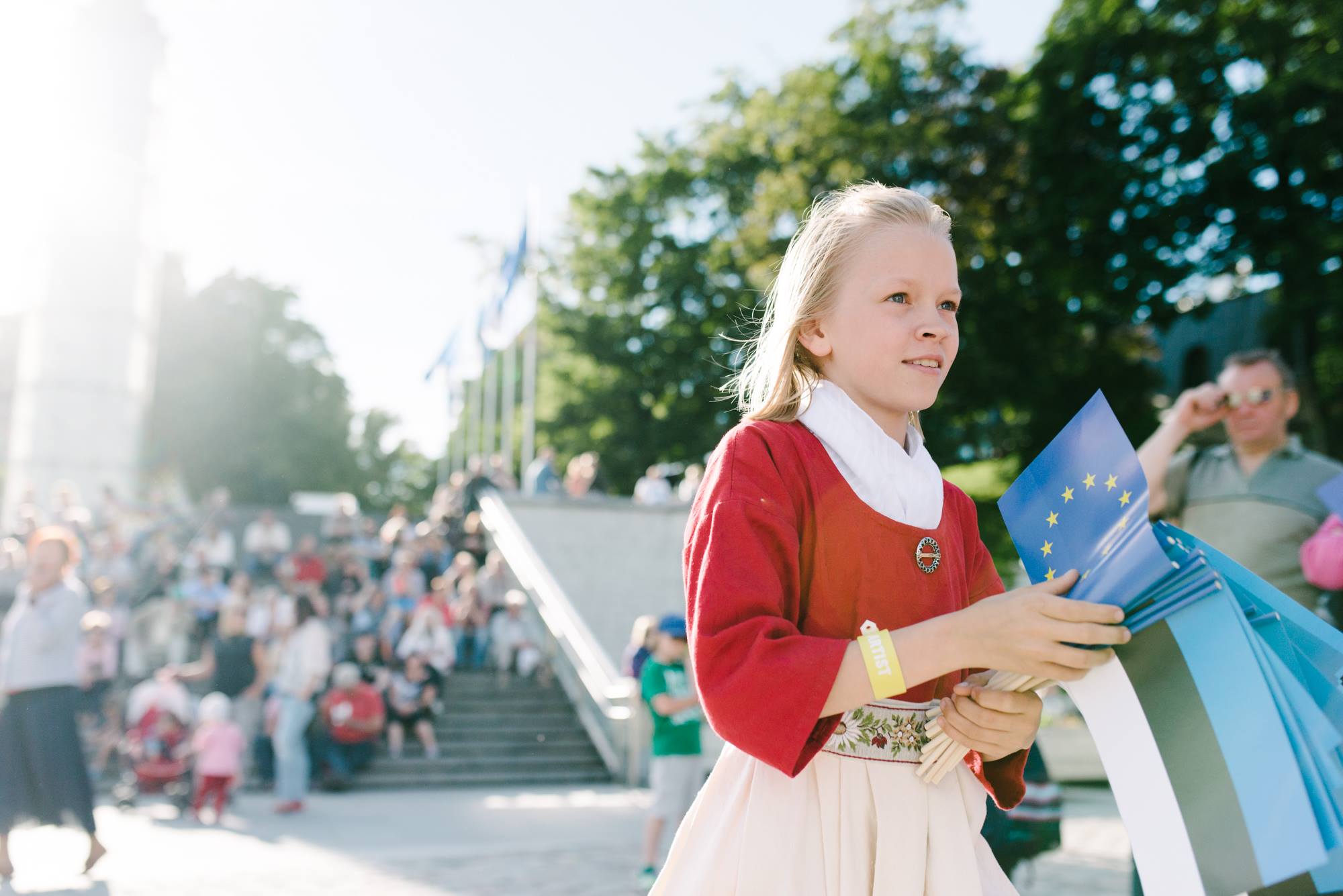 Eesti Raadio Laste Laulustuudio noor laulja. Foto: Patrik Tamm